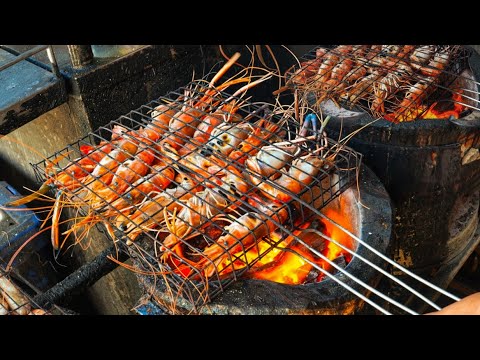 외계인 닮은 투구게 구이 부터 생선살 튀김 까지 쉽게볼수 없는 해산물 요리 | Seafood dishes that are not easily found | Asian Seafood