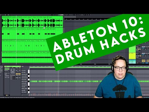 Ableton Live 10 Tutorial: Drum Loop Tricks | Easy way to make Patterns and  Beats