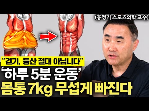 "너무 간단해서 놀랐습니다" 50대부터는 무조건 해야하는 생존 근육 운동법 (홍정기 교수 1부)