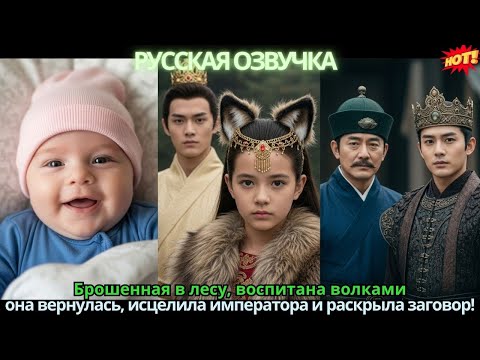 Брошенная в лесу, воспитана волками 💥 она вернулась, исцелила императора и раскрыла заговор!