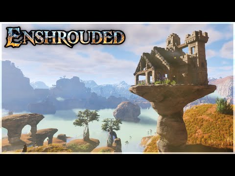 Enshrouded: Building a Tiny House on a Rock