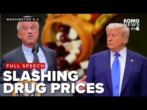 WATCH: Trump signs executive order aiming to slash drug costs up to 80%