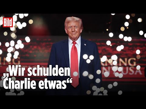 Gedenkfeier für Charlie Kirk: Die ganze Rede von Donald Trump
