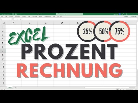 Prozentrechnen in Excel - Prozentrechnung einfach erklärt [MWST, Formel, Prozent ausrechnen]