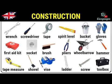 Construction vocabulary in English