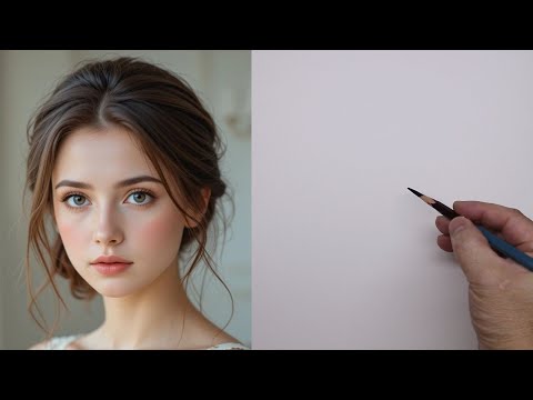 how to draw portraits from photos  | Portrait Drawing Tutorial