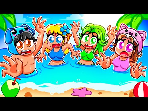 Last To Leave BEACH Wins $1,000,000 In Roblox Snapchat...