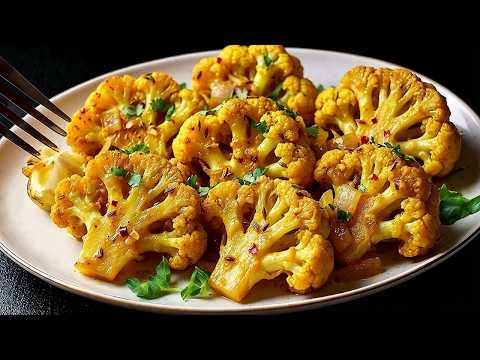 The most delicious cauliflower with garlic! Nobody knows this easy recipe!