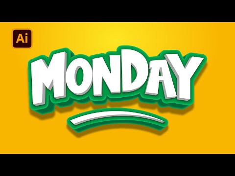 This is How to Create Cartoon Style Text Effect in Illustrator