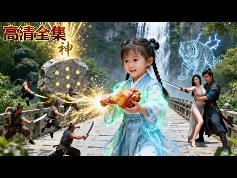 五歲山野小丫頭被人嘲諷，誰知她吃著雞腿就秒殺一眾武林高手！魔教美人娘親臨陣倒戈，攪動全江湖！#kungfu #熱門短劇 #新劇全集