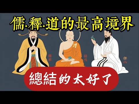 儒·釋·道的最高境界，總結的太好了！|佛教 |佛學知識|修心修行|禪悟人生 |南無阿彌陀佛|養生|談佛心安