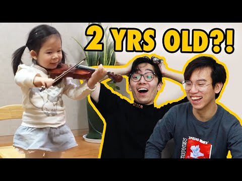 Professional Violinists React to a 2-Year-Old PRODIGY Progress Video