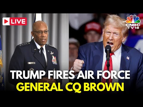 LIVE: President Trump Fires Air Force General CQ Brown as Chairman of Joint Chiefs of Staff | N18G