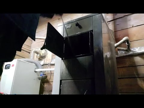 как топить котел правильно / твердотопливный котел / топить углем / отопление углем