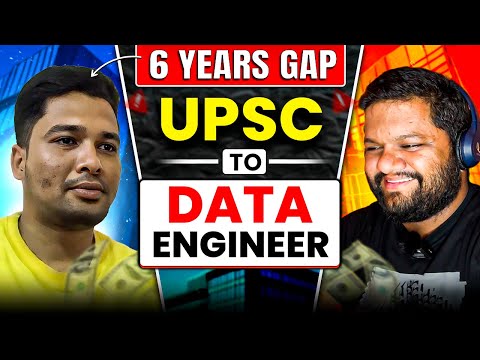 UPSC Failure to Data Engineer | 6 Years CAREER GAP | Complete JOURNEY | Hindi Podcast