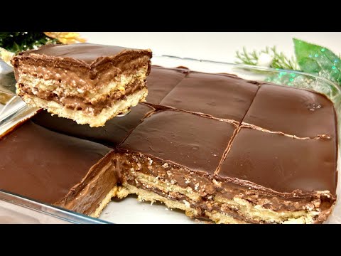 Schokoladen dessert in 5 Minuten! Ohne Backen und Gelatine! Ohne Schlagsahne und Kondensmilch!