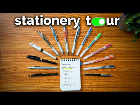 my favorite pens for journaling (stationery tour 2025)