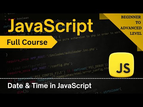 Master JavaScript Date & Time ⏰ | new Date() | JavaScript Full Course 2025
