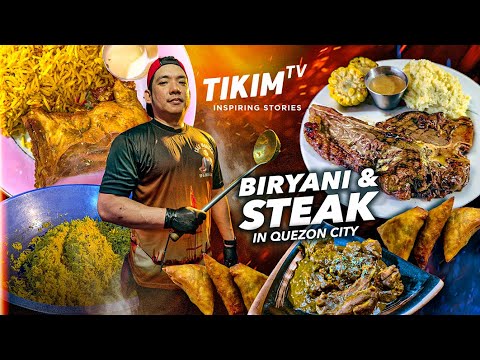 CHICKEN BIRYANI, STEAK | From OFW to BUSINESS OWNER Story | Unique Eats in Quezon City | TIKIM TV