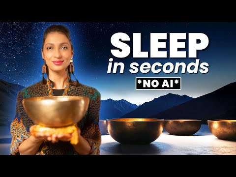 SLEEP IN SECONDS | Vagus Nerve Reset | Sound Bath Meditation