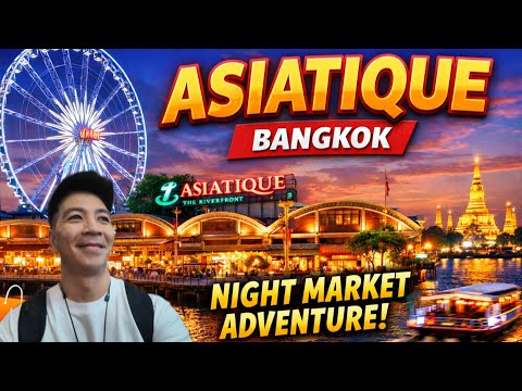Asiatique Bangkok at Night 🇹🇭 Riverfront Market, Food & New Attractions