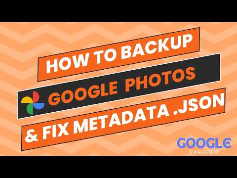 Google Takeout Metadata | Fix Google Photos Backup in 4 easy steps🔥📸