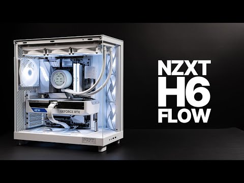 Stylish All White PC Build | NZXT H6 FLOW | 14700K | Z790 AORUS PRO X | RTX 4070 Ti AERO