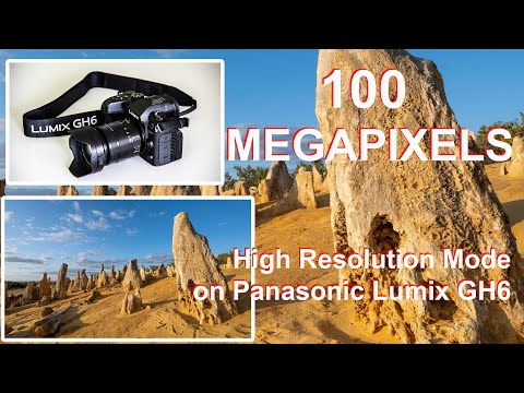 PANASONIC LUMIX GH6: 100 Megapixels In High Resolution Mode - Hand Held!
