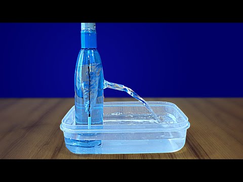 Handmade Water Pump with recyclable materials