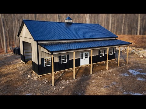 Building Our New Pole Barn From Start to Finish