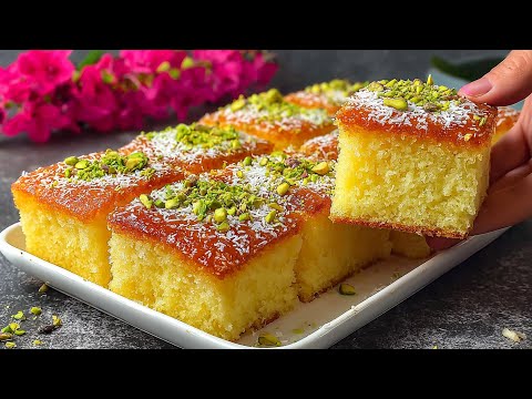 The best Italian Cake that melts in your mouth! Recipe in 5 minutes! Super fluffy and soft