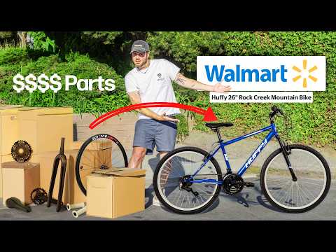 We Put $1000 Parts on a $50 Walmart Bike