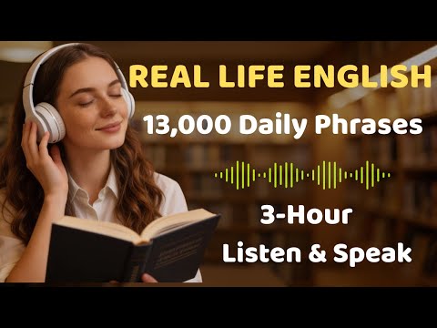 3 Hours of English 13,000 Practical Sentences for Real Life | 3-Hour Listen & Speak Shadowing