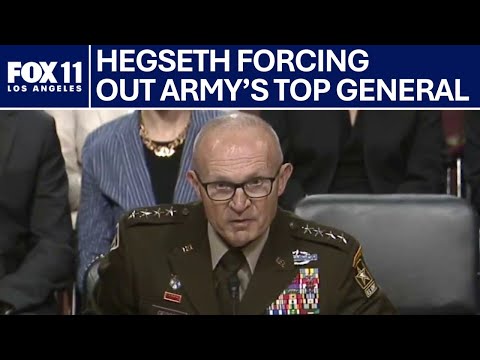 Hegseth tells US Army chief of staff to step down