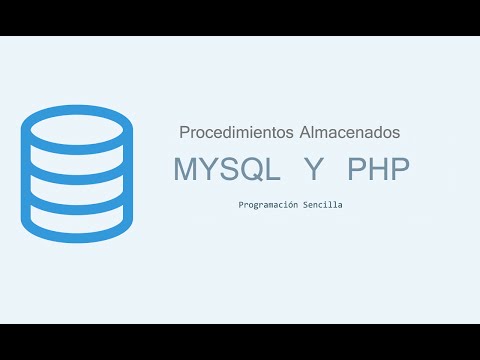 Utilizar Procedimientos Almacenados con Mysql y PHP