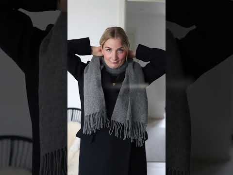 3 ways to tie a scarf 🧣