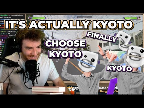 All of the times DougDoug's AI chose Kyoto
