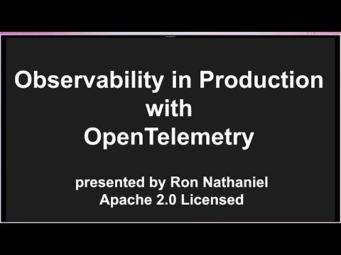 Observability in Production with OTel: Monitor & Troubleshoot Applications by Ron Nathaniel, Cisco