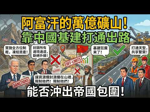 坐擁萬億鋰礦卻窮到吃土，阿富汗把國運賭在一條通往中國的鐵路上！中國能否憑藉鐵路帶阿逃離帝國墳場