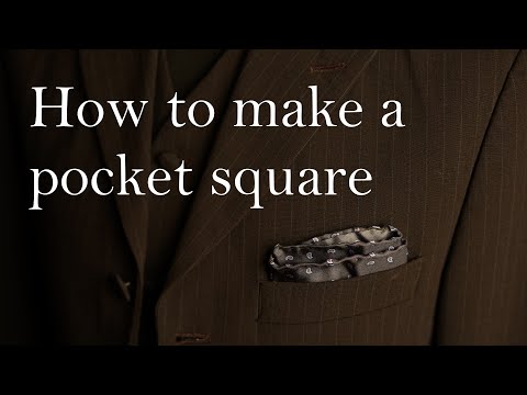 How to make a pocket square