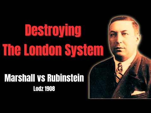 Fantastic Fight Against The London System. Marshall vs Rubinstein