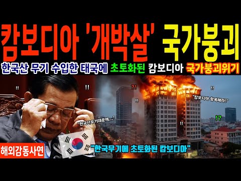 대한민국 대반격! 태국-캄보디아 전면전 돌입직후, 캄보디아 초토화 시킨 한국무기 200기에 난리난 이유 [해외감동사연]