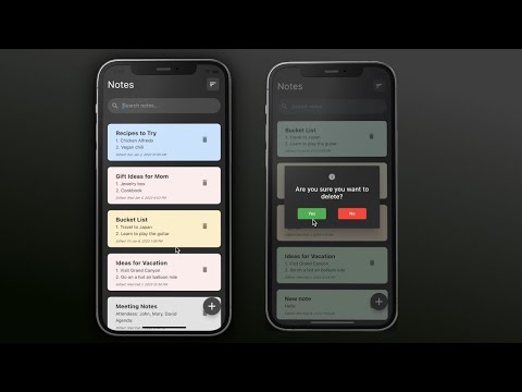 Flutter UI Tutorial for Beginners - Note App UI - 2023 - With Explanation