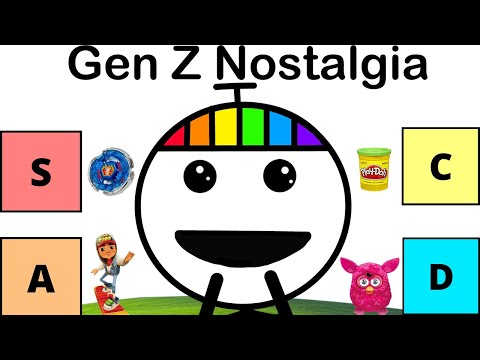 Gen Z Nostalgia Tier List...