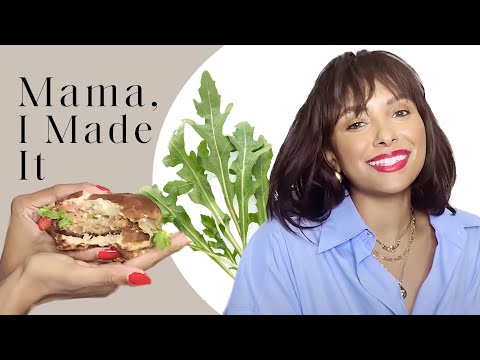 Kat Graham Shares Her Vegan Gouda-Filled Burger Recipe with ELLE | Mama, I Made It
