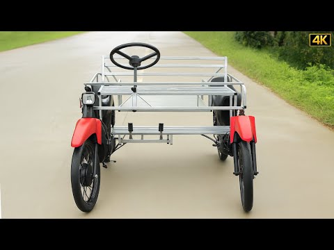 The Farmer Invented the Idea of ​​Making a Convertible 4-Wheel Car That Surprised Everyone