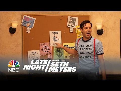 Second Chance Theatre: Juggling Flyer Starring Jason Sudeikis - Late Night with Seth Meyers