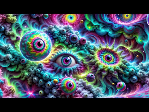 🌌 AI Manifest: Enter the Eyeball of the Universe | Trippy Vivid Transcendence [4K UHD 60 FPS] 🌌