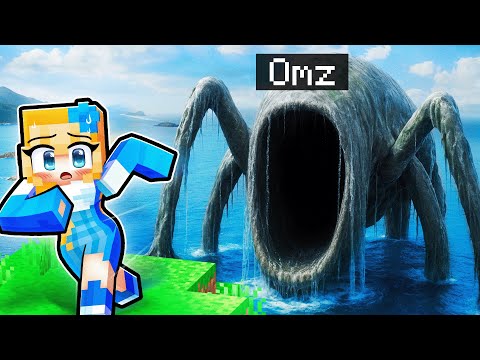 Playing As REALISTIC SEA EATER To Troll My Friends in Minecraft...