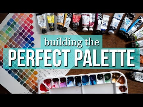 Building the PERFECT WATERCOLOR PALETTE